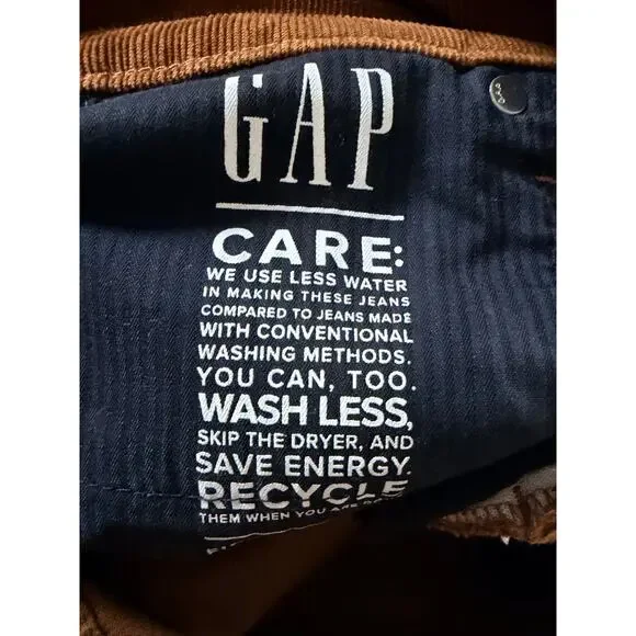 Gap Camel Cords Women 26/0 Cotton Blend EUC - Picture 6 of 6